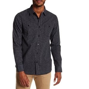 Coastal Striped Ride Modern Fit Flannel